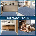 OLANLY Dog Door Mat for Muddy Paws 59x20, Super Absorbent Chenille Mud Mat | - Image 8
