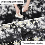 Black White Grey Rugs for Living Room 5x8, Fluffy Vintage Rugs for Kids Room | - Image 6
