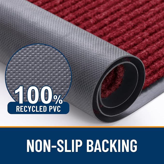 OLANLY Front Door Mat 47x34, Waterproof Heavy-Duty Indoor Outdoor Doormat | - Image 3