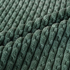 Set of 4 Teal Green Decorative Throw Pillow Covers 16x16 Inch Corduroy Pillow - Image 5
