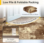 RELEANY Washable 5'x7' Abstract Area Rug - Image 6