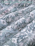SERISSA 2x6 Washable Non Slip Floral Boho Runner Rug - Image 4