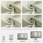 Joydeco Linen Curtains 84 Inch Length 2 Panel Sets, Light Filtering Curtains - Image 6
