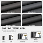 Joydeco Long Blackout Curtains for Bedroom & Living Room 120 Inch 2 Panels | - Image 7