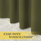 NICETOWN Blackout Curtains 54 Inches Long, Thermal Insulated Room Darkening - Image 5