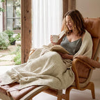 Bedsure 100% Cotton Muslin Blanket Twin XL - Image 9