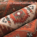SERISSA 6x9 Washable Non Slip Boho Area Rug - Image 6