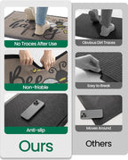 LUMI Outside Welcome Door Mat 32x47, Non-Slip Durable Rubber Easy Clean | Bee - Image 7