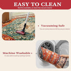 SERISSA 5x7 Washable Non Slip Boho Area Rug - Image 3