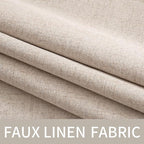 MIULEE 100% Blackout Linen Curtains - Image 5