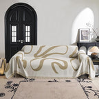 MYSKY HOME Couch Cover for 3 Cushion Sofa, Super Soft Boho Couch Covers for - Image 2