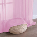 Sheer Pink Curtains 108 Inches Long - Image 5