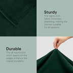 Utopia Bedding Soft Fleece Bed Blanket Throw Size Forest Green | Microfiber - Image 5