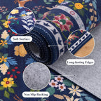 HEBE Hallway Runner Rug 2'x6', Washable Non Slip Kitchen Rug Runner | Soft Boho - Image 3