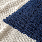 MIULEE Euro Sham Decorative Throw Pillow Covers 26x26 Navy Blue Pack of 2 | - Image 5