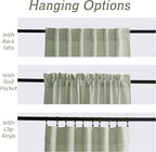 RYB HOME Linen Semi Sheer Curtains - Image 5