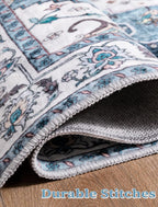 SERISSA 2x5 Washable Non Slip Boho Runner Rug - Image 9