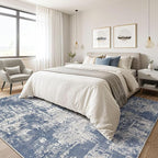 LOONGRUG 9x12 Area Rug Washable Large Neutral Modern Living Room Rugs | - Image 4
