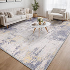 RELEANY Washable 9'x12' Abstract Area Rug - Image 9