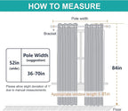 NICETOWN 100% Blackout Curtain Set, Thermal Insulated & Energy Efficiency - Image 7