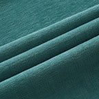 MIULEE Teal Chenille Couch Throw Pillow Covers, 18x18 | Set of 2, Soft Coastal - Image 5