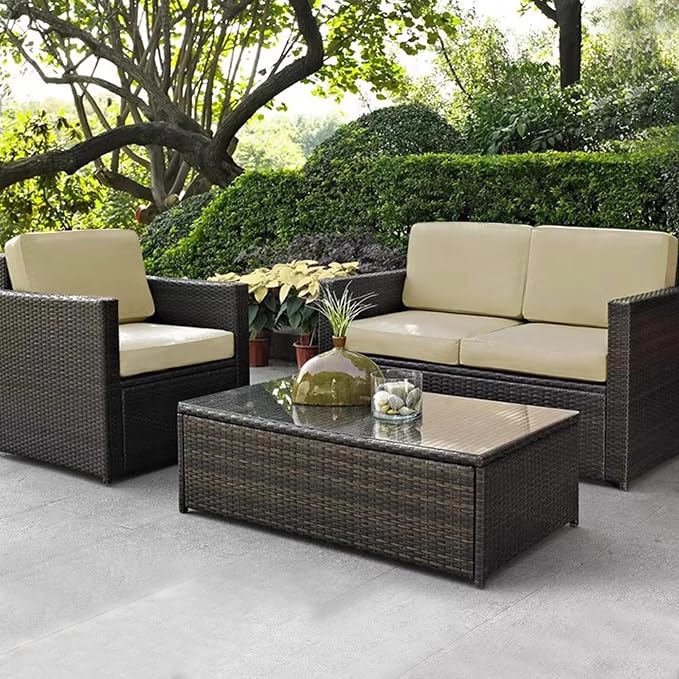 Sqodok Outdoor Cushion Covers 24x24 inch, Wicker Chair - Image 9