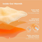 Bedsure Faux Fur Electric Blanket Queen Size, Dual Control Heated Blanket Queen - Image 5