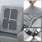 Fuloon Couch Cushion Slipcover, Super Stretch Individual Sofa Covers | 2 Pack - Image 4