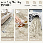 Soalmost Abstract Rug 5x8 Washable Area Rugs - Image 9