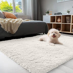 OLANLY 4x12 Area Rugs for Living Room Bedroom, Machine Washable Soft Fluffy - Image 3