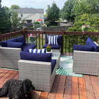 Sqodok Outdoor Cushion Covers 24x22 inch, Wicker Chair - Image 7