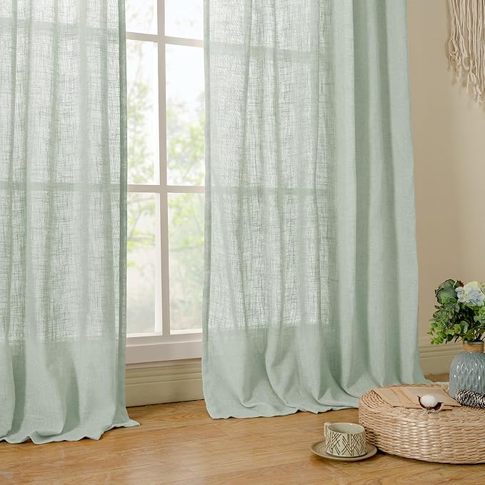 Living Room Linen Curtains - Image 9
