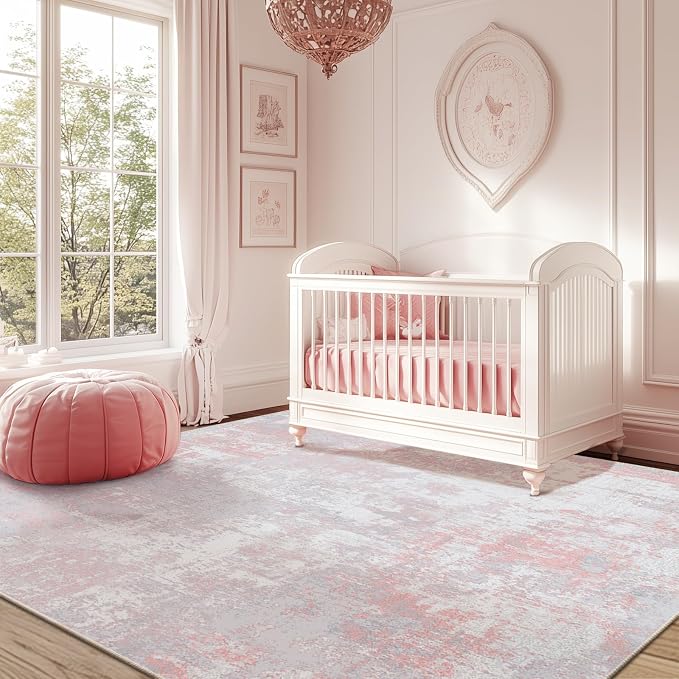 RELEANY Washable Square 7'x7' Area Rug - Image 2