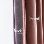 MIULEE Velvet Curtains 52x90 inches 2 Panels Dusty Rose Pink Curtains | Luxury - Image 6