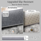 Amdrebio Tie-Dyed Light Grey Large Circle Rug 7Ft - Image 7
