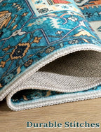 SERISSA 2'6"x10' Washable Non Slip Boho Runner Rug - Image 8