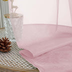 Extra Long Blush Sheer Curtains - Image 5