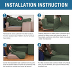 H.VERSAILTEX 4 Piece Stretch Sofa Covers - Image 7