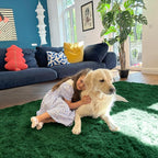 OLANLY 2x3 Machine Washable Small Bedside Rug, Soft Fluffy Shaggy Entryway - Image 3