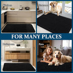 OLANLY Dog Door Mat for Muddy Paws 24x16, Super Absorbent Chenille Mud Mat | - Image 8