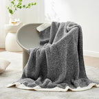 Snuggle Sac Queen Size Bedding Blanket Black, Super Soft Warm Cozy Bed Blankets - Image 8