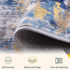 RELEANY Washable Round 8ft Area Rug - Image 3
