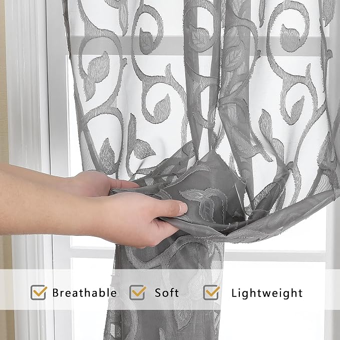 Furman Sheer Curtains 63 inch Length - Image 5