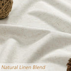Extra Long 100% Blackout Linen Curtains - Image 5
