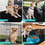 OLANLY Dog Door Mat for Muddy Paws 54x32, Super Absorbent Chenille Mud Mat | - Image 7