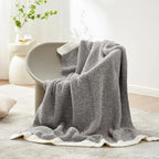 Snuggle Sac Grey Throw Blankets - Image 3