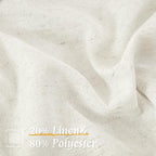 Light Filtering Linen Curtains 54 Inches Long - Image 2