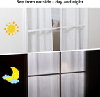 MYSKY HOME Natural Linen White Curtains 80 Inches Long, Semi Sheer Soft Cotton - Image 7