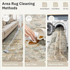 Soalmost Abstract Rug 5x7 Washable Area Rugs - Image 9