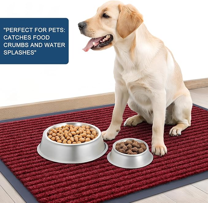 OLANLY Front Door Mat 59x30, Waterproof Heavy-Duty Indoor Outdoor Doormat | - Image 6